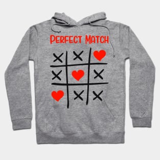 The Perfect Match Relationship Marriage Couple Hoodie